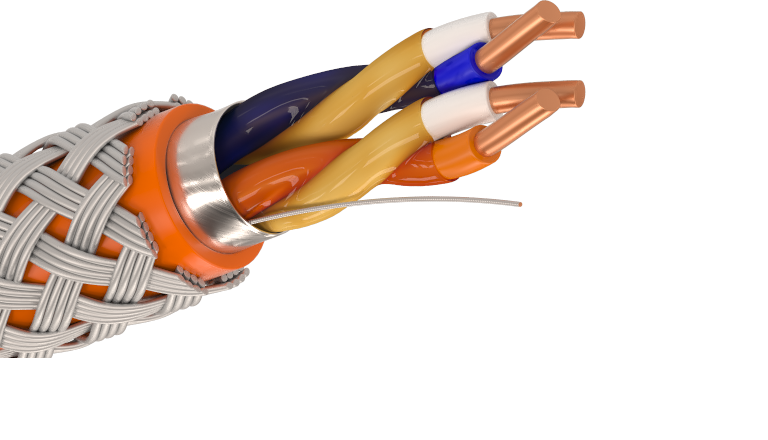Кабельная 11. Кабель с однопроволочными жилами. Витая пара с огнеупорным покрытием. Кабель Kim,er 12t. Жилы в обмотке.